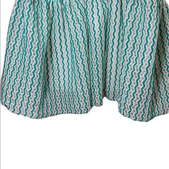 Free People Green Lace Crochet Peplum Tank Small - Picture 6 of 14